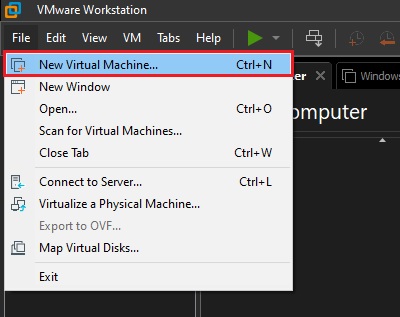 Buat Virtual Machine di VMware