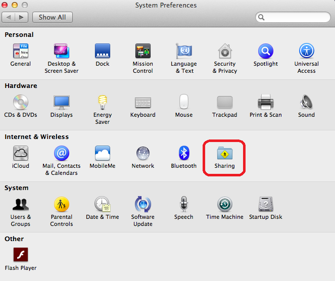 System Preferences Mac OS