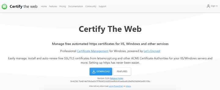 Certify The Web