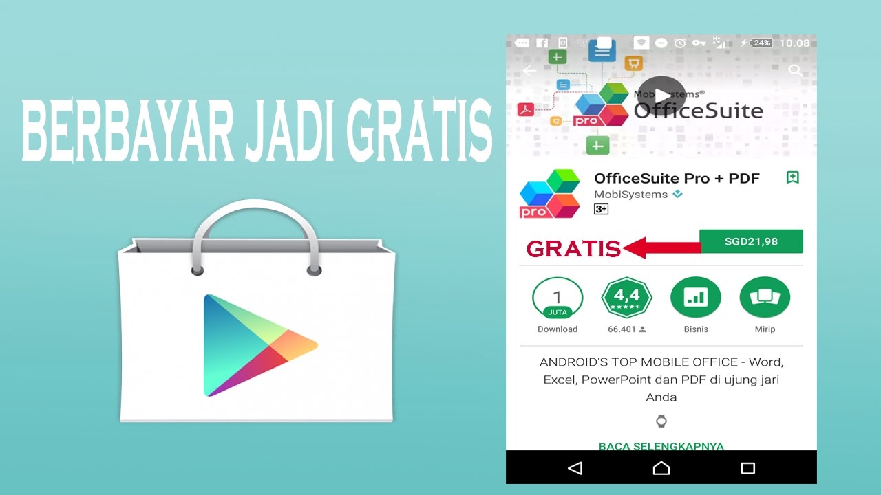 cara download berbayar di play store