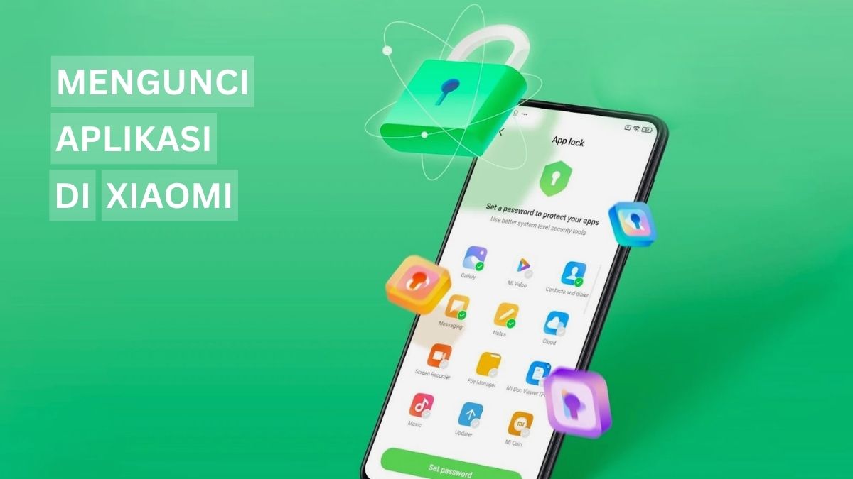 cara mengunci aplikasi di hp xiaomi