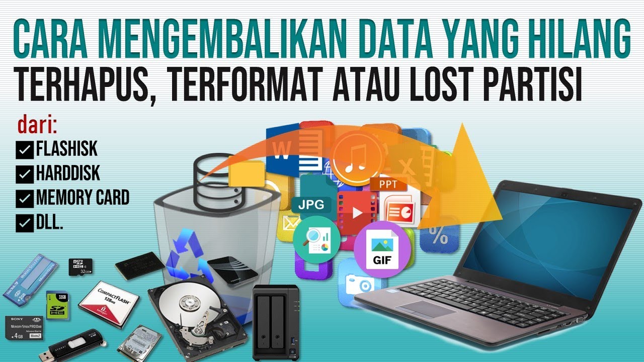 cara mengembalikan data flashdisk yang terformat terbaru