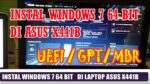 cara instal windows 7 64 bit terbaru