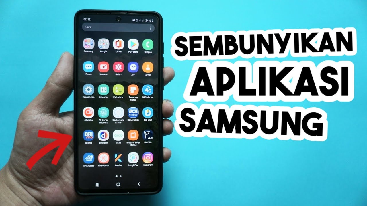 cara menyembunyikan aplikasi di samsung terbaru